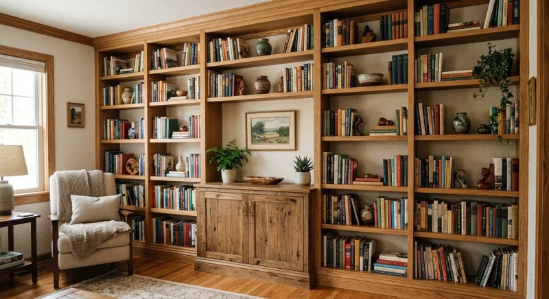 Bookcase Construction in Woodbridge, VA