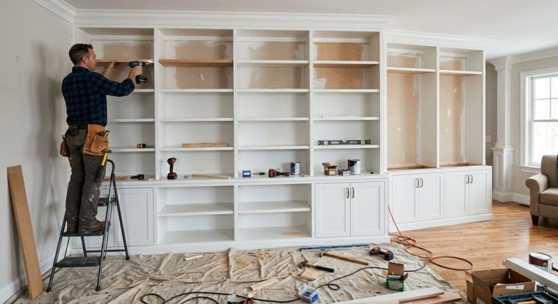 Bookshelves Installation in Woodbridge, VA