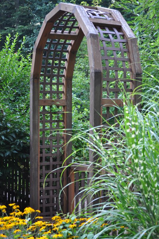 Lattice Arbor Installation in Conroe, TX