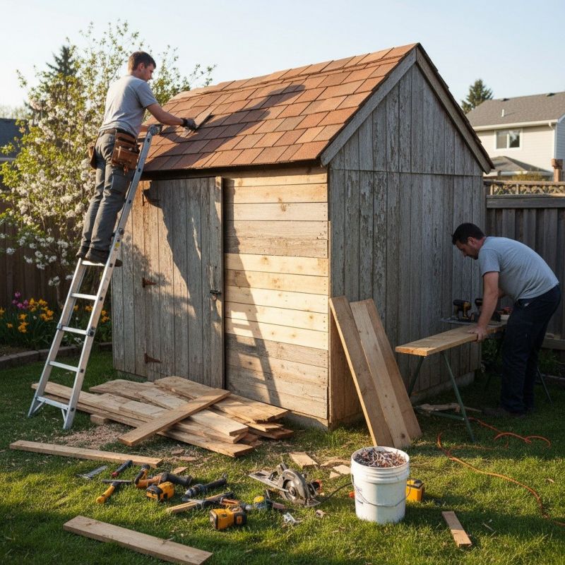 Shed Damage Repair in Alpharetta, GA