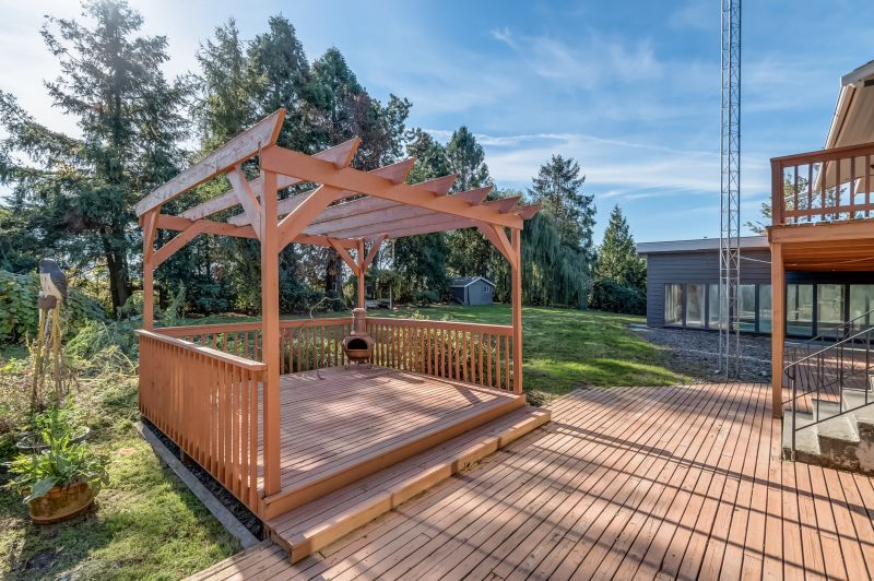 Wood Pergola Installation in Conroe, TX